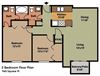 2 Bedroom + 1.5 Bath
